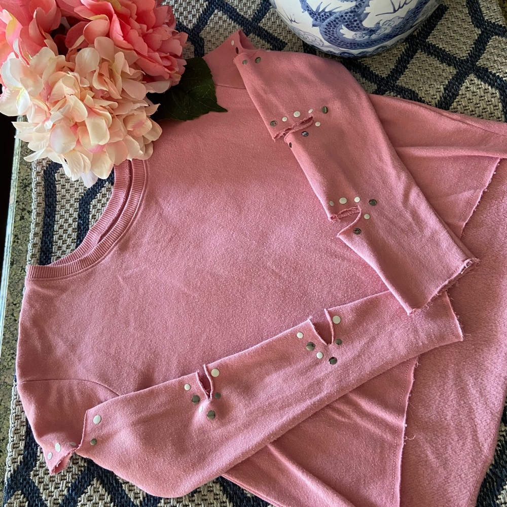 Pink justice longsleeve T-shirt